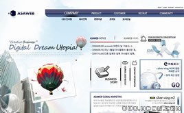 多彩網(wǎng)頁模板86674