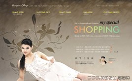 棕色女性時(shí)尚服裝公司網(wǎng)站網(wǎng)頁模板_88500