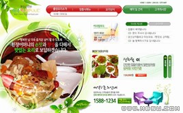 綠色網(wǎng)頁模板88102