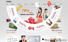 網(wǎng)頁模板_灰色_編號040