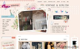 橙色女裝商城網(wǎng)頁模板_042