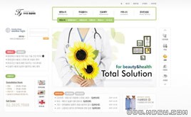 白色網(wǎng)頁模板87125