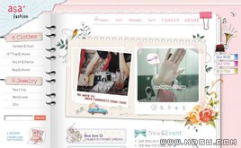 白色網(wǎng)頁模板87141