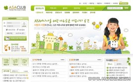 小清新兒童啟蒙網(wǎng)站網(wǎng)頁模板_87167