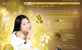 網(wǎng)頁模板_黃色_編號014