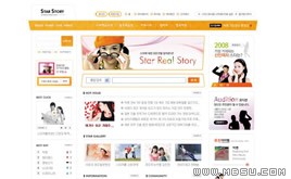 黃色門戶型網(wǎng)站網(wǎng)頁模板_87300