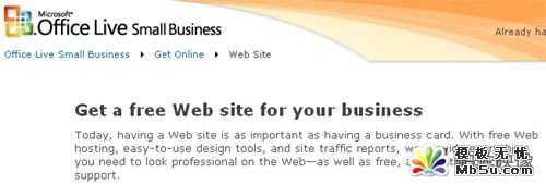 Web site Design and Hosting – Microsoft Office Live Small Business