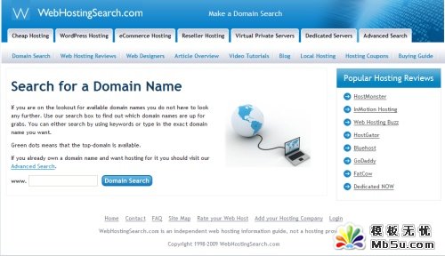 domain search from webhistingsearch.com