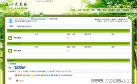 PHPWind 綠色模板風格