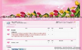 PHPWind 粉色蝶語模板