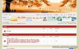 Discuz! 紅楓樹(shù)下模板