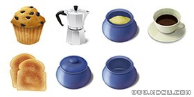 breakfast圖標(biāo)素材包