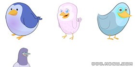 twitterbirds圖標素材包