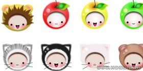 kawaii圖標(biāo)素材包