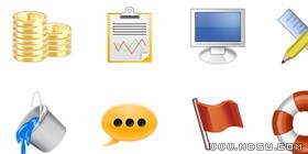 一套常用的PNG圖標(biāo)素材