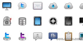 精美像素mantra圖標(biāo)素材