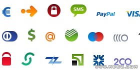 支付機(jī)構(gòu)圖標(biāo)素材