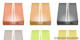 七彩硬盤PNG圖標(biāo)素材