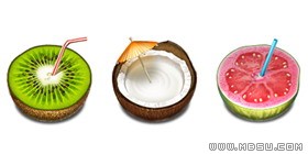 新鮮的水果PNG圖標(biāo)素材