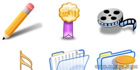 高清文件夾PNG圖標(biāo)