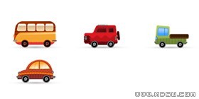 一套汽車PNG圖標(biāo)素材