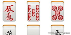 麻將PNG圖標素材