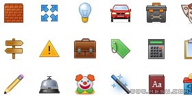 工具欄PNG圖標集