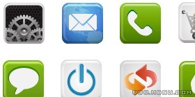 圓角手機(jī)應(yīng)用PNG圖標(biāo)