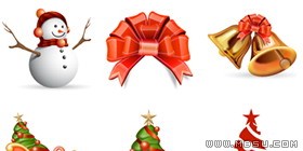 圣誕節(jié)元素PNG圖標(biāo)素材