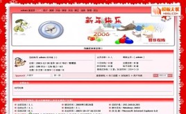 動網(wǎng)論壇新年風格模板