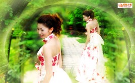 女性婚紗相冊模板