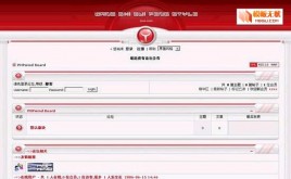 PHPWind論壇紅色風(fēng)格模板