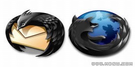 黑藍(lán)風(fēng)格蘋(píng)果電腦桌面PNG圖標(biāo)素材包 128x128