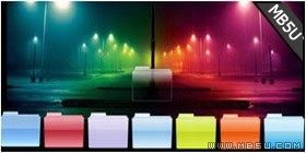 精美彩色文件夾PNG圖標(biāo)素材包