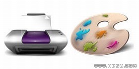 打印機(jī),調(diào)色板,保險(xiǎn)箱PNG圖標(biāo)素材