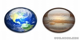 九大行星PNG圖標(biāo)素材