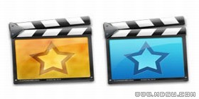 多彩電影場記板PNG圖標素材