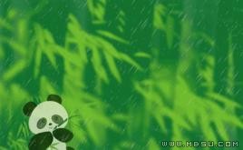 雨中春筍動態(tài)PPT模板