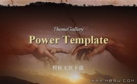 古典畫派藝術(shù)風(fēng)格PPT模板