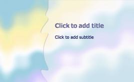 絢彩背景PPT模板