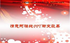 精美背景PPT模板