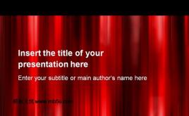 舞臺(tái)背景PPT模板下載