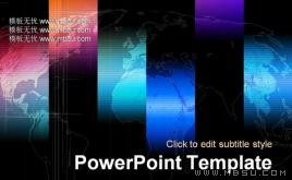 世界地圖PPT模板下載