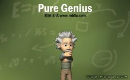 卡通人物PPT模板下載