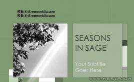 季節(jié)風景PPT模板下載