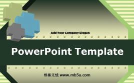 加號背景PPT模板下載