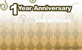 周年紀念PPT模板下載