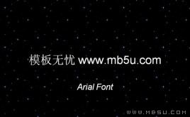 星星夜色PPT模板下載