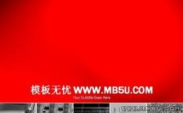 紅色科技PPT模板下載