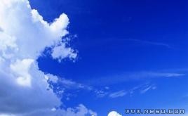 藍(lán)天白云PPT模板下載